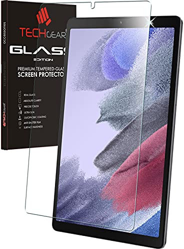 TECHGEAR Galaxy Tab A7 Lite 8.7 GLASS Edition (SM-T220 / SM-T225) Tempered Glass Screen Protector [9H Toughness] [HD Clarity] [Scratch-Resistant] [No-Bubble] Made For Samsung Galaxy Tab A7 Lite 2021