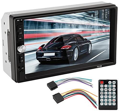Kuuleyn Videoplayer, 7 Zoll 2din Hd Auto Multimedia MP5 Player USB/TF Stereo Fm Radio Freisprechfunktion Ordnerfunktion Vorverstärker Ausschalten Speicher