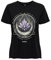 ONLY Damen ONLLUCY REG S/S JRS NOOS Top, Black/Print:Lotus,S