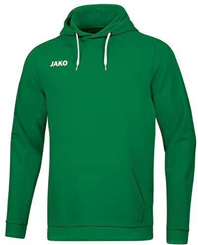JAKO Herren Kapuzensweatshirt Base, Sportgrün, S