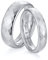 FLHEART Verlobungsringe Paar Ringe, Personalisierter Name, Datum, anfängliche römische Ziffer, Damen Herren Paar Ring Set, Silber Wolfram passender Paar Band Ring für ihn Ihr