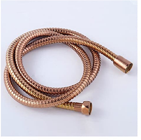 ClearloveWL Duschschlauchm Neu 5 Farbe Badezimmer Dusche Schlauch Sanitär Flexible Antike Messing Chrome Für Bad Zubehör Wasser Schlauch Werkzeuge G1/2 (Farbe : Rot)