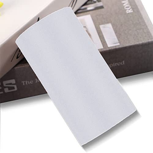 LUO YIYI Weiße selbstklebende mattierte Tapetenbordüre, wasserdicht, Wandbordüre, einfach anzubringen, für Küche, Badezimmer, Fliesen, Aufkleber, 9,9 x 998,2 cm