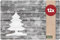 Weihnachts Tischsets 12er als abwaschbare Weihnachten Tischdeko - Platzsets Weihnachtsdeko Baum als Winter Tischuntersetzer - Platzdeckchen als Tischunterlage für Esstisch Wohnzimmer Tisch