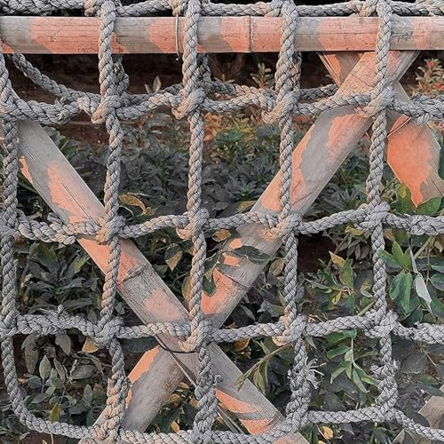 Kletternetz für Kinder, Outdoor-Hängematte, Spielplatz, Baumhaus, Kletterseil, Leiternetz, Balkongeländer-Schutznetz, strapazierfähiges Frachtnetz (2X25M)