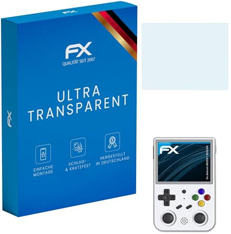 atFoliX Film Protection d'écran compatible avec Anbernic RG353V / RG353VS Protecteur d'écran, ultra-clair FX Écran protecteur (3X)