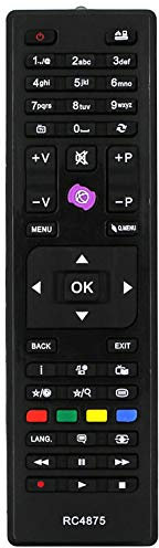 Ersatz TV Fernbedienung RC4875 / RC4870 passend für Finlux/Dual/Kendo/Hitachi