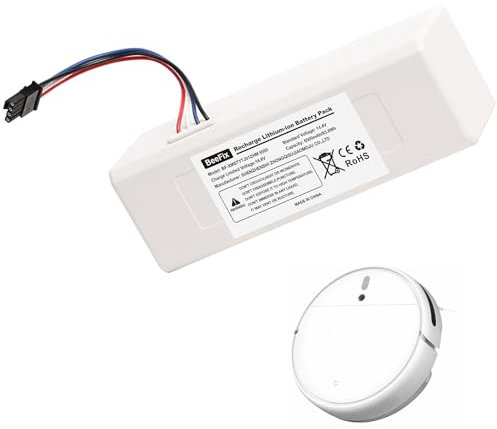 Batería de repuesto para Xiaomi Mijia 1C STYTJ01ZHM, 14,4 V, batería de ion de litio, 6500 mAh, aspiradora robótica