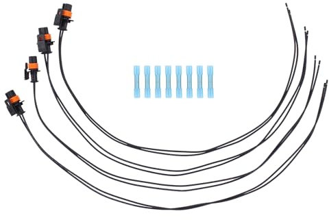 Einspritzdüse Stecker Einspritzventil Kabel Common-Rail Injektor Kabelbaum Reparatursatz Düsen Kabelsatz für Jumper Ducato Fiesta MK6 Focus MK2 Focus MK3 Galaxy WA6 B Max C-Max cmax Scudo