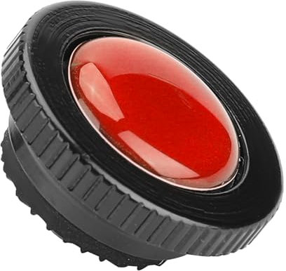 Leopacat Quick Release Plate,Mini Aluminium Alloy Round Plate Ultralight for Compact Action Tripod With Standard 1/4Inch Screw Thread Easy Carry Convenient Diamter 22mm (Red)