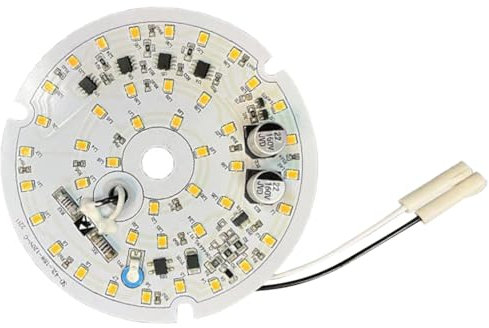 JUCHRZEY 3000K/4000K/6500K Kit de adaptación de ventilador de techo regulable Luz empotrada en el techo Panel de repuesto de reemplazo de luz LED para ventilador de techo de 3,94 pulgadas