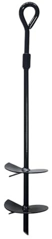 Ground Anchors Tent Stakes - Tent Spike Stake Pegs Trampoline Anchors for Ground Firmness, Ground Spike Stake | Tent Pegs Ground Camping Stakes for Trampolines, Tents, Trailers