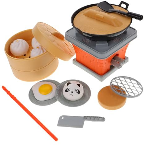 BESTonZON 1 Satz Mini-Küchenset Küchenzubehör für Kleinkinder Küche Rollenspiel Küchenspielsets Kinderkochgeschirr Kinderküchenset kinderherd Spielzeug Interessantes Küchenspielset Plastik