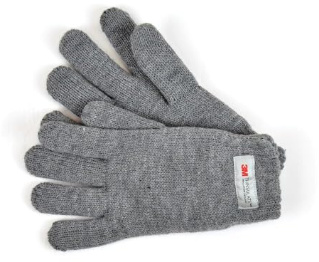 A2Z 4 Kids Thinsulate Gloves Winter Warm Fuzzy Lightweight Full Fingers - Gloves 064 Grey 6-7