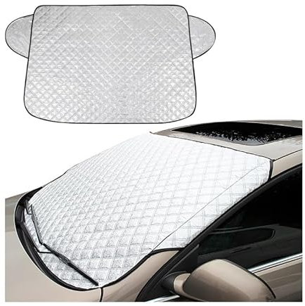 LSYZGRBC Frontscheibenabdeckung, für Smart 451 Fortwo Smart 453 Fortwo Auto Windschutzscheiben Abdeckung Eisschutzfolie Faltbare Auto Zubehör