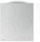 Klarstein Placa Inducción Delicatessa - 3 Zonas, 6600W con Potenciadores, Control Táctil Deslizante, Temporizador & Bloqueo para Niños, Vitrocerámica Blanco, Diseño Compacto 45cm