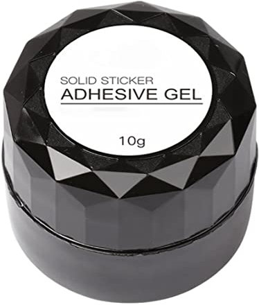 CNAFGBGG Nail Rhinestone Glue Press On Nails Tips Solid Patch Gel Glue 10g