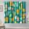 Kzzfqxb 117x138cm Kindervorhänge 2 Paneele, grüne Waldtiere, Tiger Löwen Nilpferde Giraffen Krokodile Cartoon Gemälde Bedruckte für Kinder, Jungen, Mädchen, Babyschlafzimmer