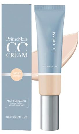Prime skin CC+ Creme - 30 Ml Vollbedeckung Getönte Feuchtigkeitscreme Für Einen Natürlichen Look | Farbkorrekturgesichts -Concealer -Creme Für Alle Hauttöne