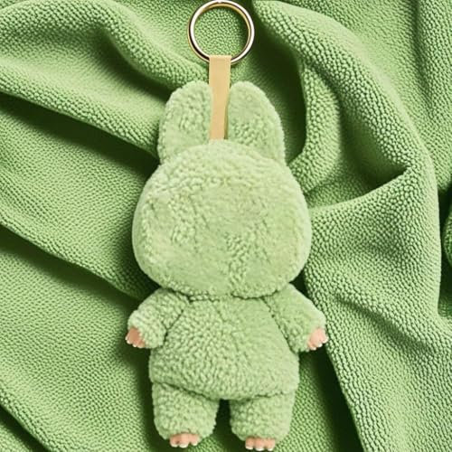 Atuoxing Monster Kuscheltier mit Haken Plush Puppe Keychain Geschenk für Fans (1Grün)