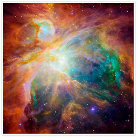 Orion-Nebel Poster von NASA 40 x 40 cm Wandbilder Wanddeko