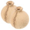 Angoily 4 Stück Weißes Embryonales Vase -material Dekorative Diy-vase Drinnen Künstlerische Halbvase Geformt Schimmelpilze Diy Vase Blumenflasche Für Zuhause Leer Ton Holz