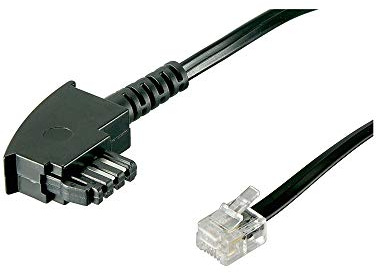 Goobay 50237 TAE-F Connection Cable (Germany) TAE-F Male > RJ11/RJ14 Male (6P4C)