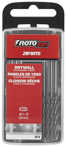 Roto Zip ZB16 1/8 Standard Point Trockenbau Schneiden Zip Bit, 16 Stück