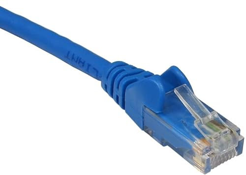 World of Data 10m BLUE CAT6 Network Cable - Ethernet - LAN - Patch - Compatible with Internet, Broadband, Router, Hub, Modem-10/100/1000 - Gigabit