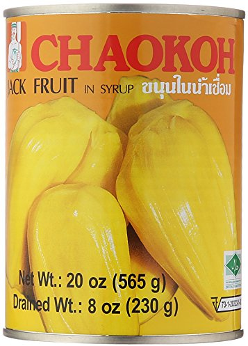 Chaokoh Jafrucht in Sirup 565g/ATG 225 g, reife Jackfrucht