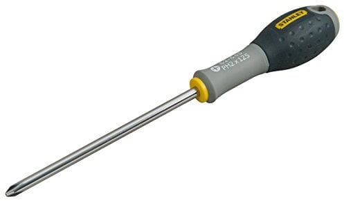 FatMax® Stainless Steel Screwdriver Phillips Tip PH1 x 100mm, Black. Silver