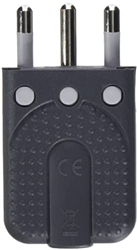 bticino S2466TGE Adapter Netzstecker Anthrazit - Adapter Netzstecker (250 V, 16 A, Anthrazit, Stecker, IEC 23-50)