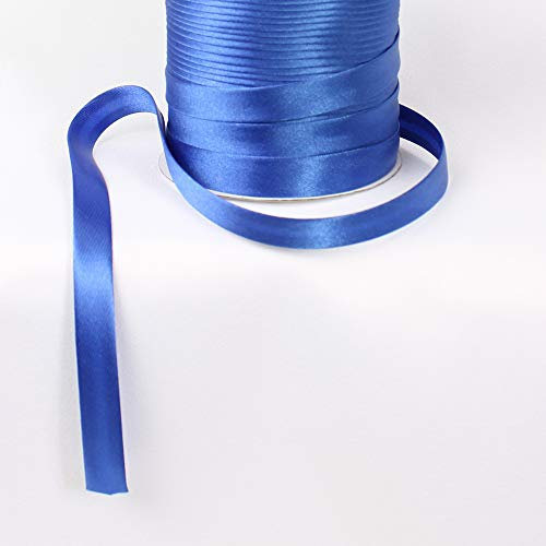 eventkauf Schrägband Rolle Satin 132m x 15mm (Blau)