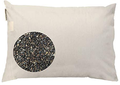 Beans72 Ekologisk bovete kudde - japansk storlek (35 cm x 50 cm) tillverkad i USA