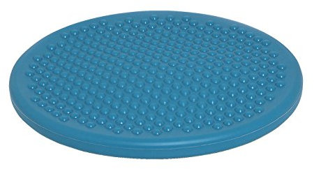 GYMNIC Disc’o’Sit Cuscino Propriocettivo Blu per Postura e Allenamento Funzionale, Ø 39 cm, gonfiabile, in PVC sicuro, dispositivo medico di classe I per fitness e riabilitazione