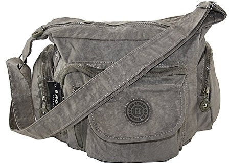 WILD THINGS ONLY !!! Bag Street Umhängetasche Bodybag, Mittel, Grau