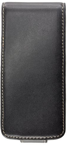 Caseit Leather Effect Flip Case Cover for iPhone 5/5S/SE - Black