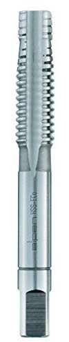 alpen HSS Cobalt Hand-Gewindebohrer, gerade genutet, Durchmesser M 3 mm, L1 40 mm, L2 12 mm als 3-teiliger Satz in der Plastiktasche, 71700300100