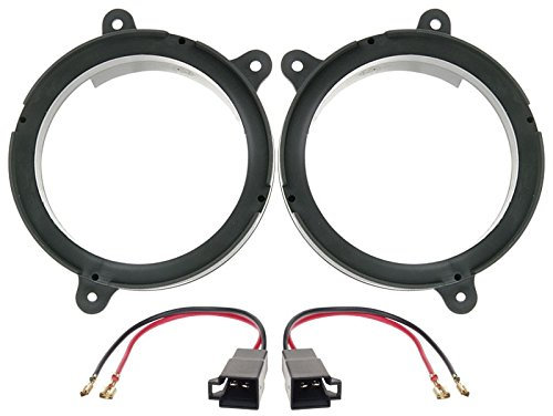 Cadre de Haut-parleurs 165mm avec Cables adaptateurs Renault twingo 2