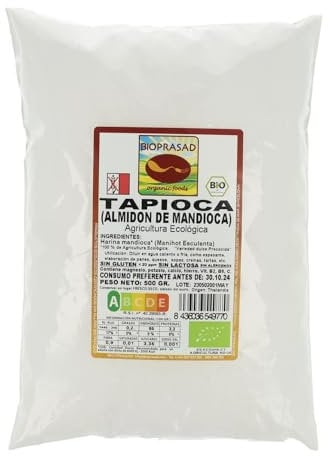 Bioprasad Harina de mandioca bio sin gluten 500 g