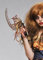 Sancto International Halloween Zombie Scarecrow Bloody Prop Sickle