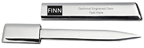 Brieföffner mit Gravur, personalisierbar, Name bedruckt – Finn