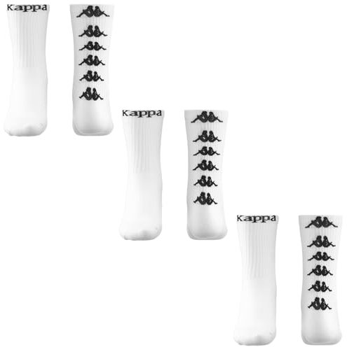 KAPPA - AUTHENTIC ATEL 3PACK - WHITE/BLACK