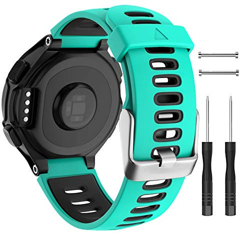 ISABAKE Correa de Silicona para Garmin Forerunner 735XT/235, Pulsera de Repuesto para Forerunner 220/230/620/630 Smartwatch Band