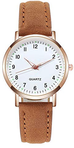 Armbanduhr Damen Uhren Schmuck Quarzuhr Analog Edelstahlarmband Muttertagsgeschenk Geburtstagsgeschenk Mode Frauen Mädchen Damen Diamond-Studded Luminous Retro Damenuhr Gürtel Quarzuhr