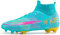 WOWEI Fußballschuhe Herren High Top Spike Cleats Outdoor Athletics Professionelle Fussballschuhe Kinder Trainingsschuhe Fußballschuhe Sportschuhe Wettkampf (FBM-X26, 40EU)