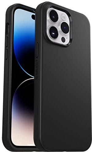 OtterBox Symmetry Case for iPhone 14 Pro Max, Shockproof, Drop proof, Protective Thin Case, 3x Tested to Military Standard, Antimicrobial Protection, Black - Non-Retail Packaging