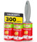 Fusselrollen für Tierhaare, extra klebrig, 300 Blatt Mega Value Set Roller mit 1 verbesserten Griff, 3 tragbare Entferner Kleidung, Möbel, Teppich, Hund & Katze Entfernung