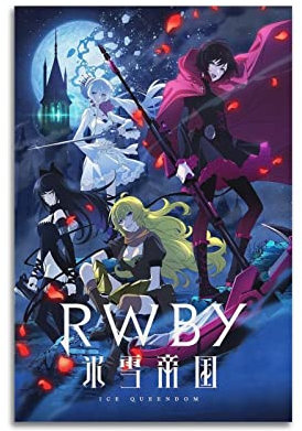 Nilynn Anime RWBY Ice Queendom Poster für Schlafzimmer, Ästhetik, Bilddruck, Leinwandbild, 20 x 30 cm, ungerahmt