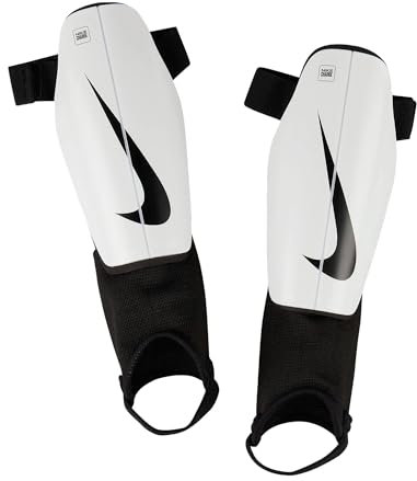 NIKE DX4610-100 Y NK CHRG GRD SU23 Shin Guards Unisex White/Black/Black Größe S